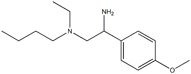 [2-amino-2-(4-methoxyphenyl)ethyl](butyl)ethylamine Struktur