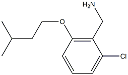 [2-chloro-6-(3-methylbutoxy)phenyl]methanamine Struktur