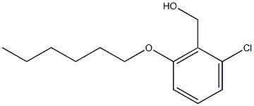 [2-chloro-6-(hexyloxy)phenyl]methanol Struktur