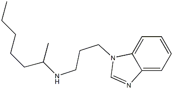 [3-(1H-1,3-benzodiazol-1-yl)propyl](heptan-2-yl)amine Struktur