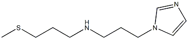 [3-(1H-imidazol-1-yl)propyl][3-(methylsulfanyl)propyl]amine Struktur