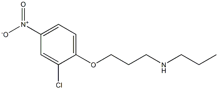 [3-(2-chloro-4-nitrophenoxy)propyl](propyl)amine Struktur