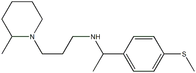 [3-(2-methylpiperidin-1-yl)propyl]({1-[4-(methylsulfanyl)phenyl]ethyl})amine Struktur