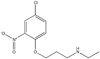 [3-(4-chloro-2-nitrophenoxy)propyl](ethyl)amine Struktur