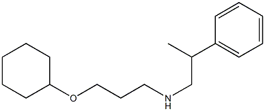 [3-(cyclohexyloxy)propyl](2-phenylpropyl)amine Struktur