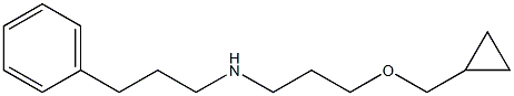 [3-(cyclopropylmethoxy)propyl](3-phenylpropyl)amine Struktur