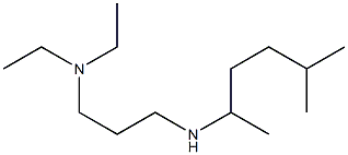 [3-(diethylamino)propyl](5-methylhexan-2-yl)amine Struktur