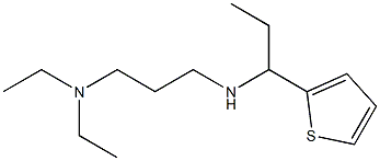 [3-(diethylamino)propyl][1-(thiophen-2-yl)propyl]amine Struktur