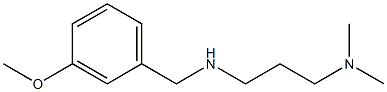 [3-(dimethylamino)propyl][(3-methoxyphenyl)methyl]amine Struktur