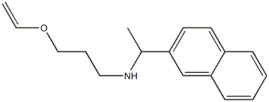 [3-(ethenyloxy)propyl][1-(naphthalen-2-yl)ethyl]amine Struktur