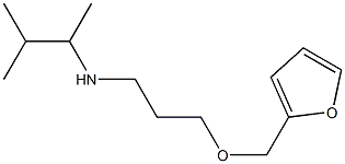 [3-(furan-2-ylmethoxy)propyl](3-methylbutan-2-yl)amine Struktur