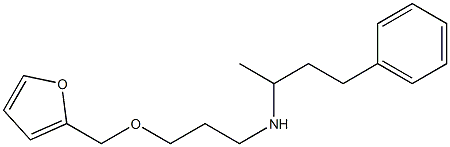 [3-(furan-2-ylmethoxy)propyl](4-phenylbutan-2-yl)amine Struktur