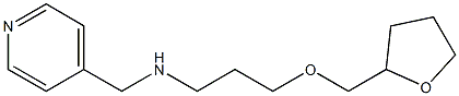 [3-(oxolan-2-ylmethoxy)propyl](pyridin-4-ylmethyl)amine Struktur