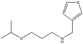 [3-(propan-2-yloxy)propyl](thiophen-3-ylmethyl)amine Struktur