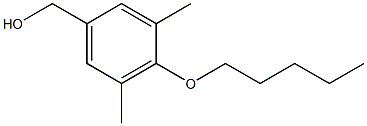 [3,5-dimethyl-4-(pentyloxy)phenyl]methanol Struktur