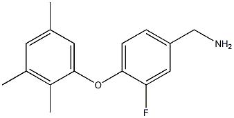 [3-fluoro-4-(2,3,5-trimethylphenoxy)phenyl]methanamine Struktur