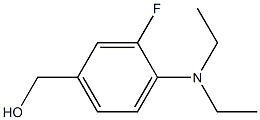 [4-(diethylamino)-3-fluorophenyl]methanol Struktur