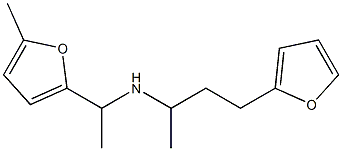 [4-(furan-2-yl)butan-2-yl][1-(5-methylfuran-2-yl)ethyl]amine Struktur