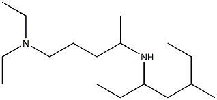 [5-(diethylamino)pentan-2-yl](5-methylheptan-3-yl)amine Struktur