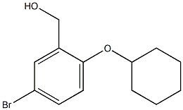 [5-bromo-2-(cyclohexyloxy)phenyl]methanol Struktur