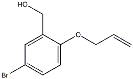 [5-bromo-2-(prop-2-en-1-yloxy)phenyl]methanol Struktur