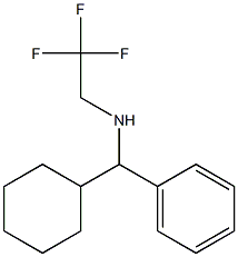 [cyclohexyl(phenyl)methyl](2,2,2-trifluoroethyl)amine Struktur