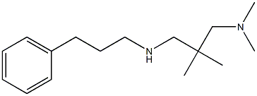 {2-[(dimethylamino)methyl]-2-methylpropyl}(3-phenylpropyl)amine Struktur