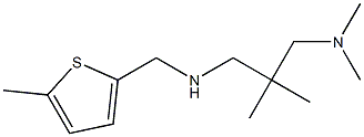 {2-[(dimethylamino)methyl]-2-methylpropyl}[(5-methylthiophen-2-yl)methyl]amine Struktur