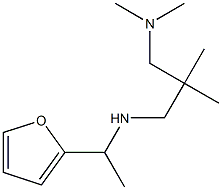 {2-[(dimethylamino)methyl]-2-methylpropyl}[1-(furan-2-yl)ethyl]amine Struktur