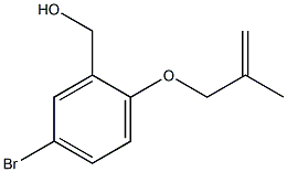 {5-bromo-2-[(2-methylprop-2-en-1-yl)oxy]phenyl}methanol Struktur