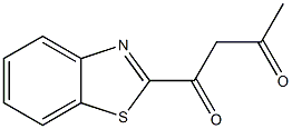 1-(1,3-benzothiazol-2-yl)butane-1,3-dione Struktur