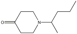 1-(1-methylbutyl)piperidin-4-one Struktur