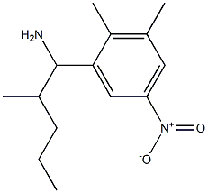 1-(2,3-dimethyl-5-nitrophenyl)-2-methylpentan-1-amine Struktur