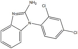 1-(2,4-dichlorophenyl)-1H-1,3-benzodiazol-2-amine Struktur