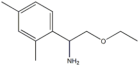 1-(2,4-dimethylphenyl)-2-ethoxyethanamine Struktur