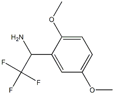 1-(2,5-dimethoxyphenyl)-2,2,2-trifluoroethan-1-amine Struktur