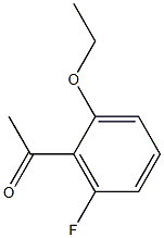 1-(2-ethoxy-6-fluorophenyl)ethan-1-one Struktur