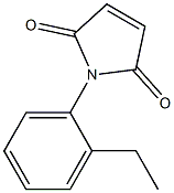 1-(2-ethylphenyl)-2,5-dihydro-1H-pyrrole-2,5-dione Struktur