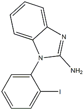 1-(2-iodophenyl)-1H-1,3-benzodiazol-2-amine Struktur