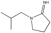 1-(2-methylpropyl)pyrrolidin-2-imine Struktur