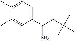 1-(3,4-dimethylphenyl)-3,3-dimethylbutan-1-amine Struktur