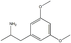 1-(3,5-dimethoxyphenyl)propan-2-amine Struktur