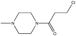 1-(3-chloropropanoyl)-4-methylpiperazine Struktur