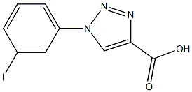 1-(3-iodophenyl)-1H-1,2,3-triazole-4-carboxylic acid Struktur