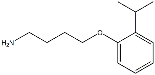 1-(4-aminobutoxy)-2-(propan-2-yl)benzene Struktur