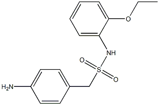 1-(4-aminophenyl)-N-(2-ethoxyphenyl)methanesulfonamide Struktur