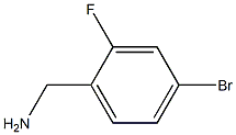 1-(4-bromo-2-fluorophenyl)methanamine Struktur