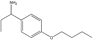 1-(4-butoxyphenyl)propan-1-amine Struktur