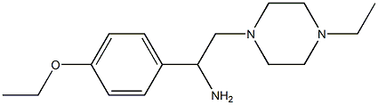 1-(4-ethoxyphenyl)-2-(4-ethylpiperazin-1-yl)ethanamine Struktur