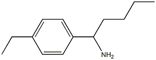 1-(4-ethylphenyl)pentan-1-amine Struktur